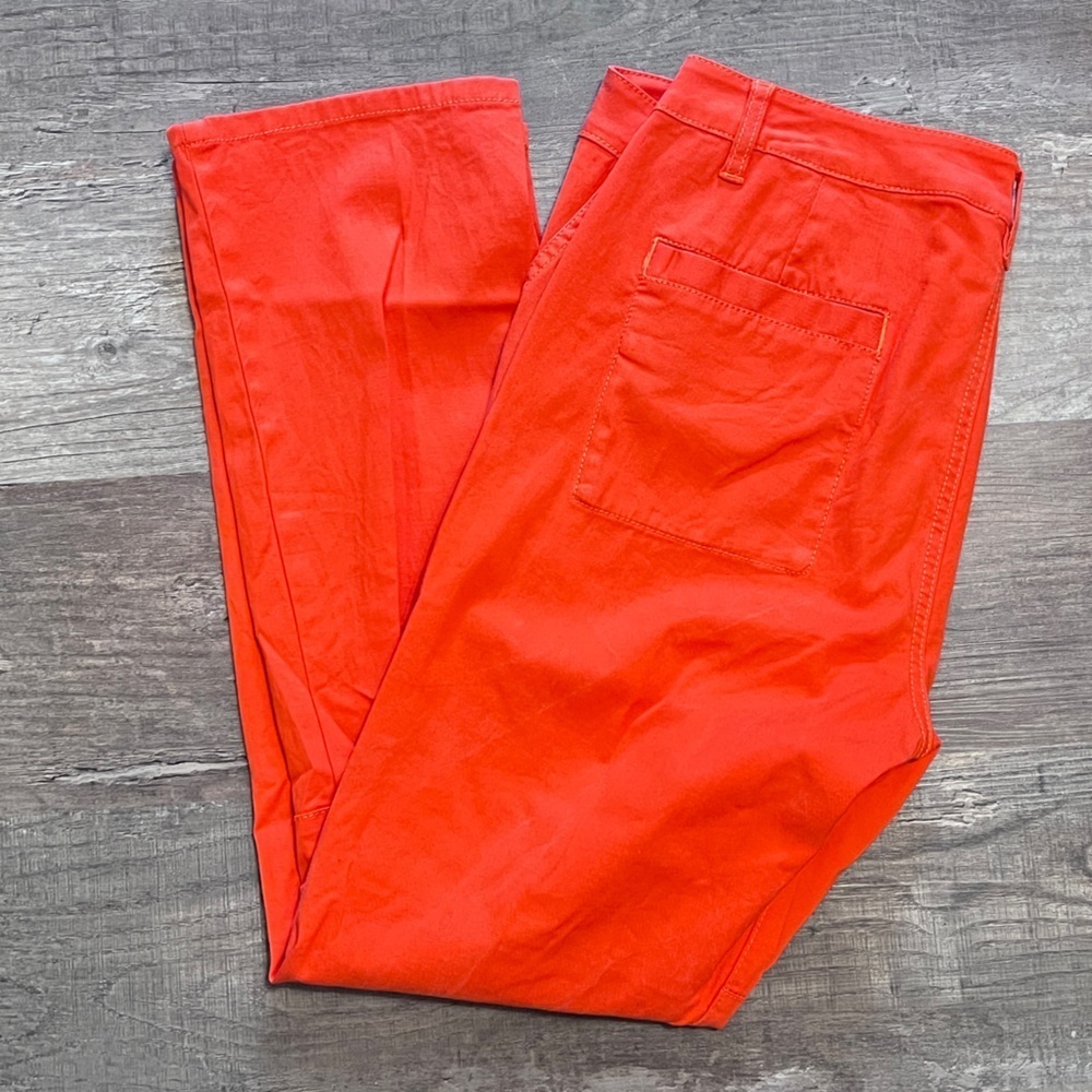 Cabi Orange Straight Leg Pants